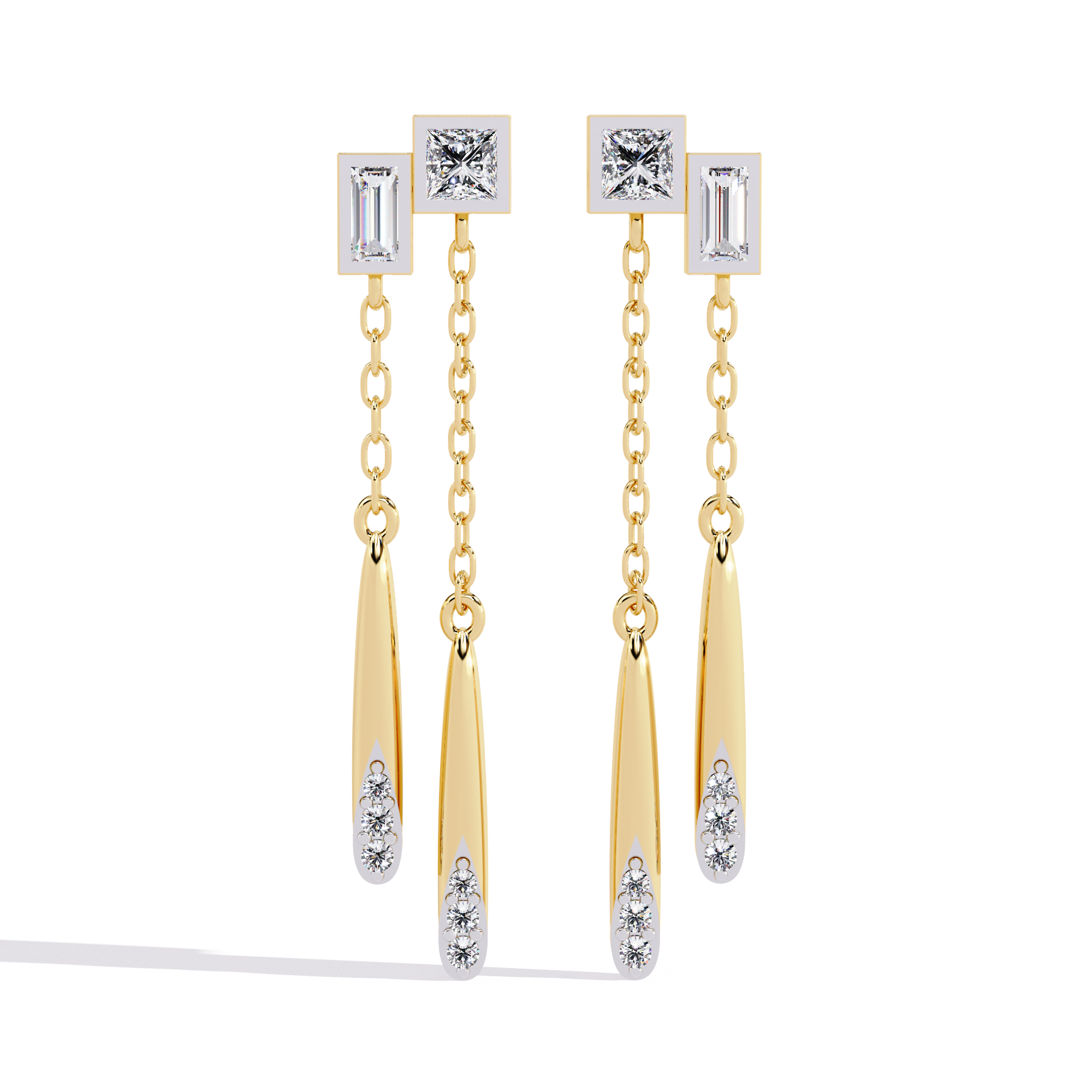 0.66ct Natural Diamond Earrings | Solitairekart